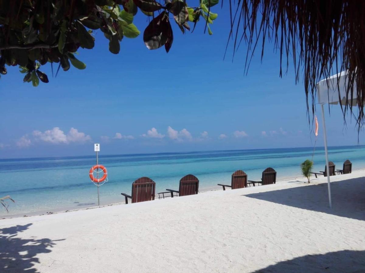 Aquamare Beach Camp Resort Siquijor Bagian luar foto